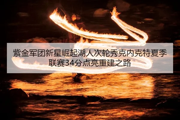 紫金军团新星崛起湖人次轮秀克内克特夏季联赛34分点亮重建之路